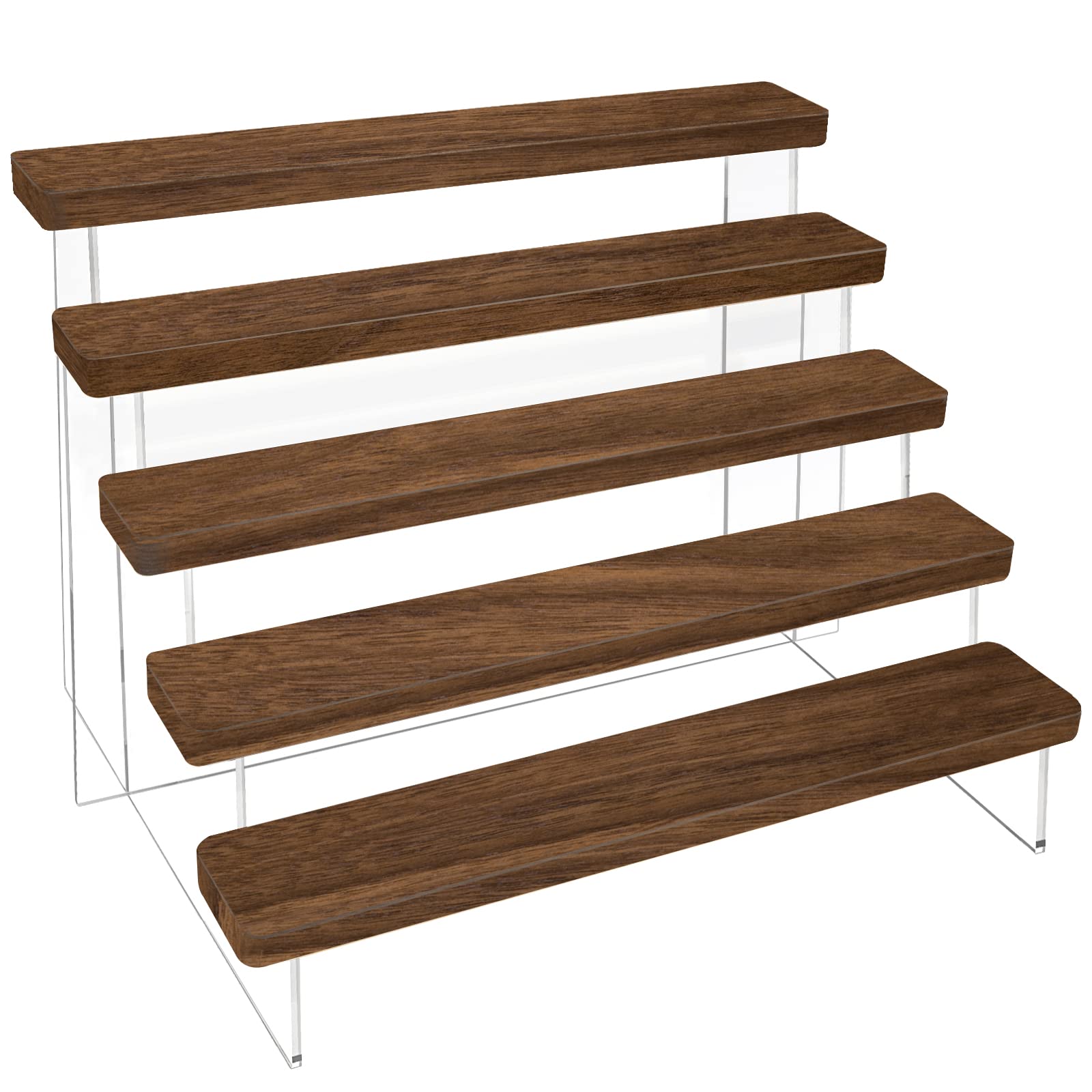 Pop Display Shelf - Acryl Steigleitungen Display Regal Holz Ständer