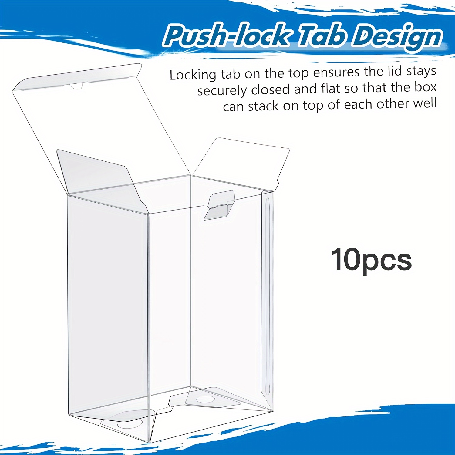 Pop Display Shelf - Durchsichtige Pop-Vitrine, kompatibel mit 10,2 cm