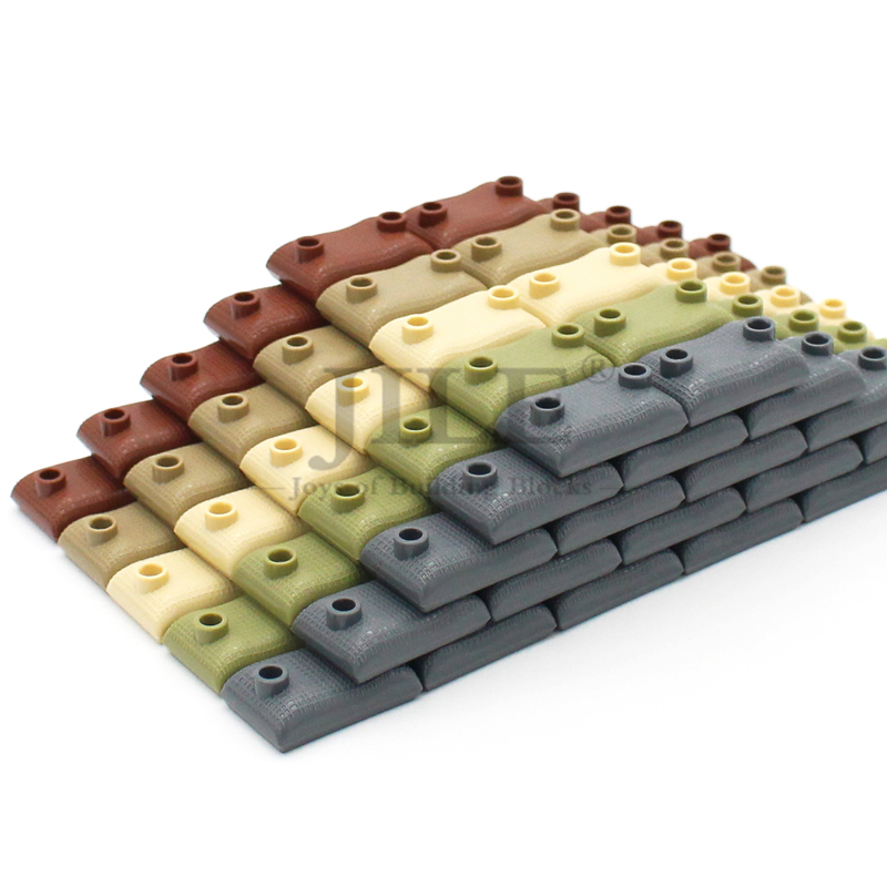 Lego Set Creator - 60 stücke Moc Bausteine Militär Sandsäcke