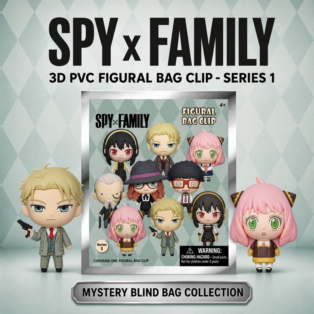 Mystery Box Blind Bag - Spy x Family 3D PVC Taschenclip