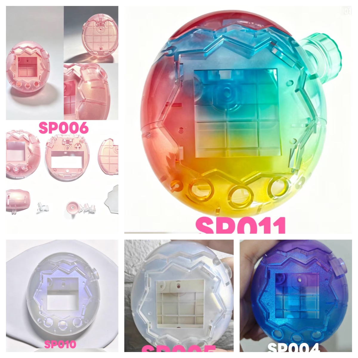 Bandai Model Tamagotchi - Ersatzgehäuse für Tamagotchi Paradise, sprühlackiert, individuell