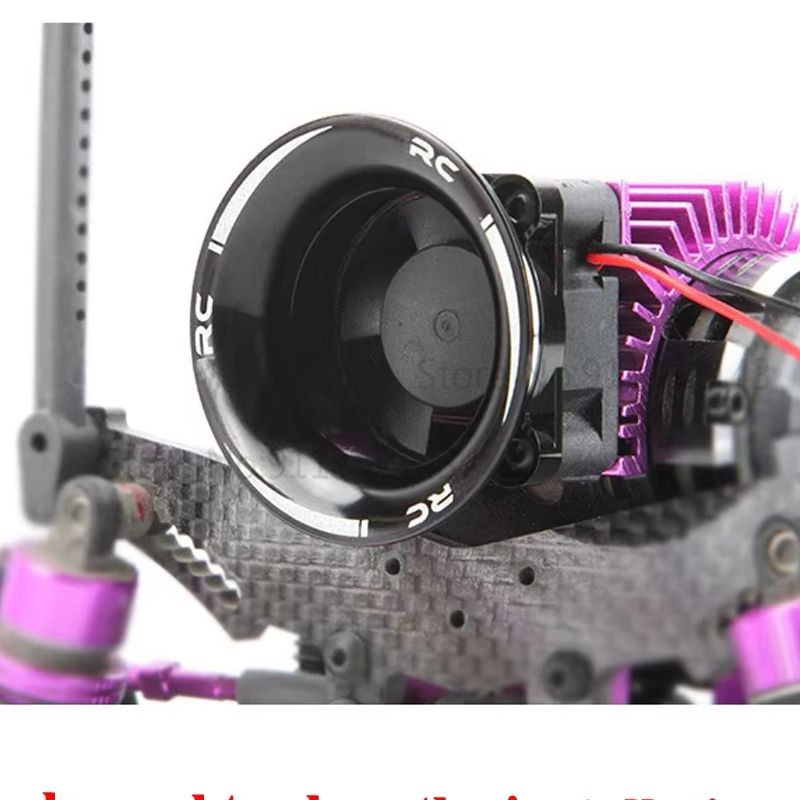 Tamiya Model Rc Car - Aluminium-Luftkanal-Metall-Lüfterabdeckung, besser geeignet für 550 540