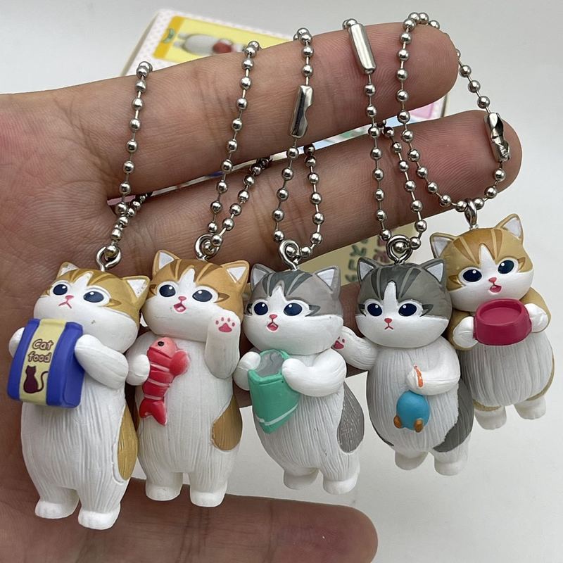 Action Figure Stand - Mofusand Kawaii Katze Schlüsselanhänger Blind Box