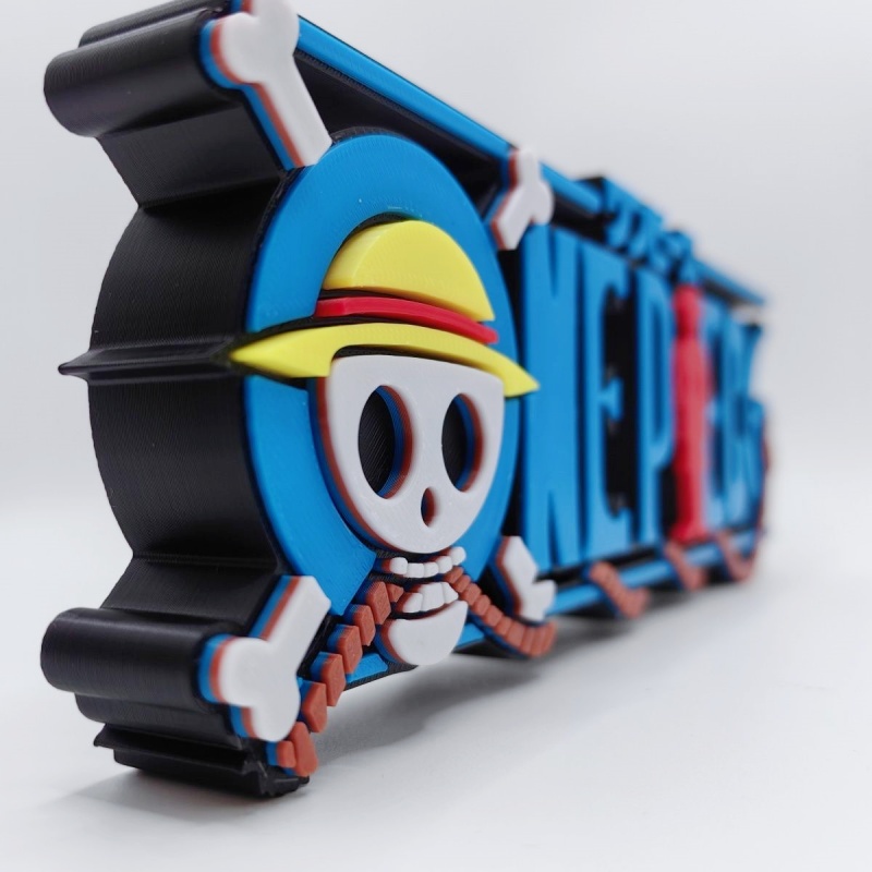 Action Figure Stand - One Piece Logo-Ständer, Actionfigur, One Piece