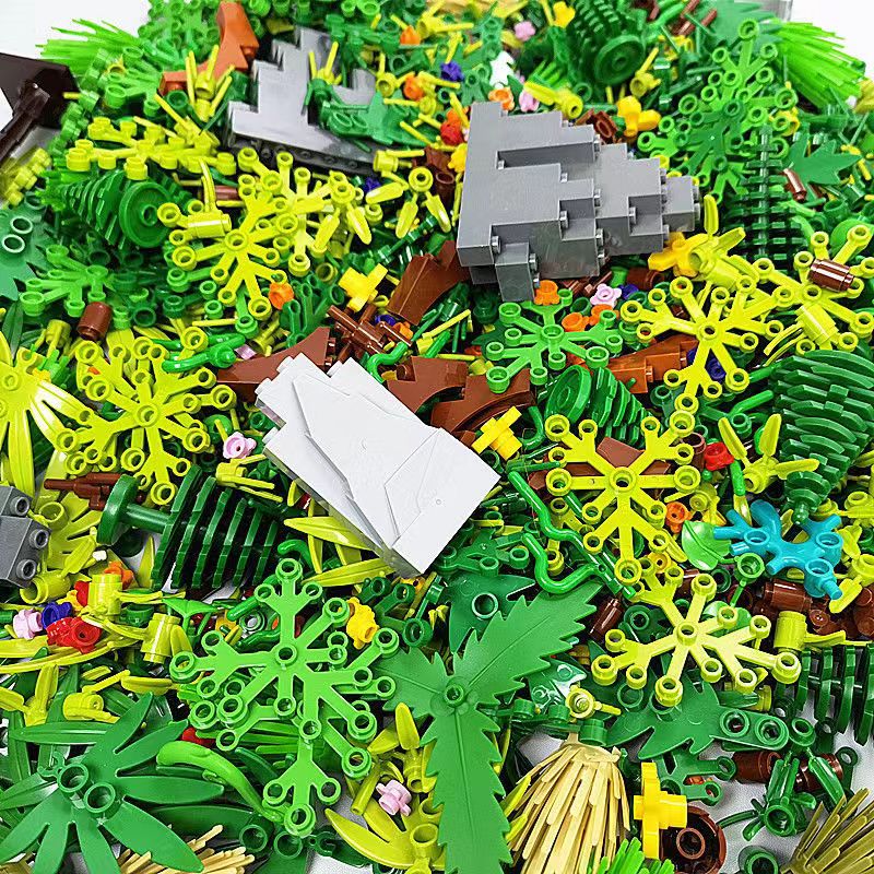 Lego Set City - 200 500g Baumpflanzen Zubehör Teile Bausteine