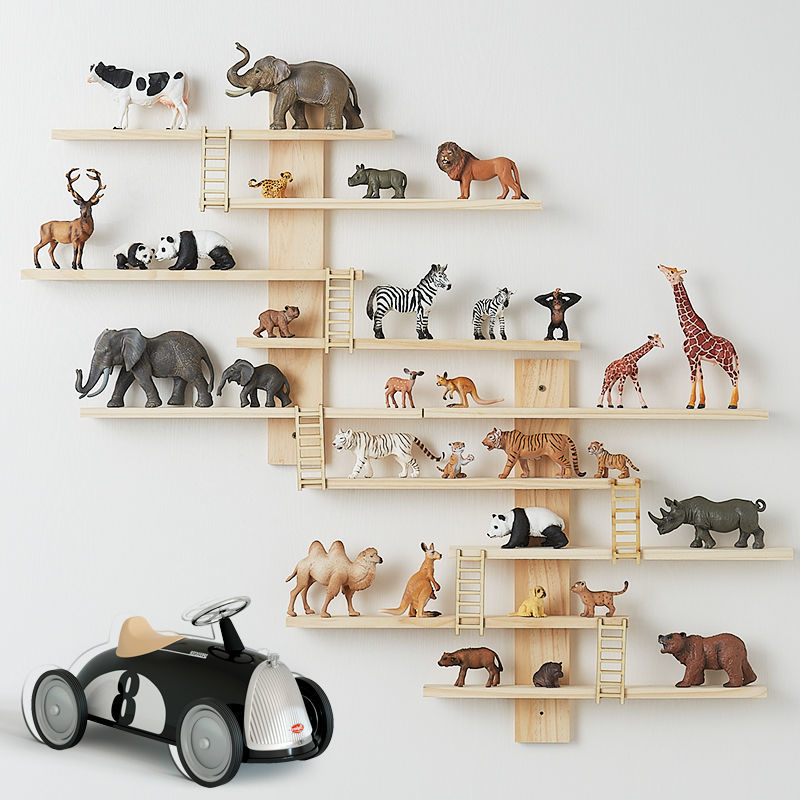 Kinderzimmer Tier Modell Displ – Pop Display Shelf Bewertung und Preis