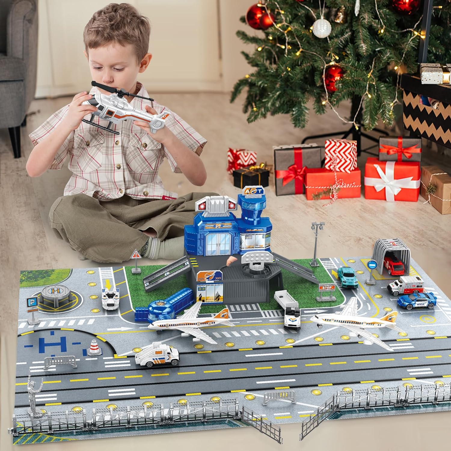 Flughafen-Spielset für Kinder  – Model Airplane Plastic Bewertung und Preis