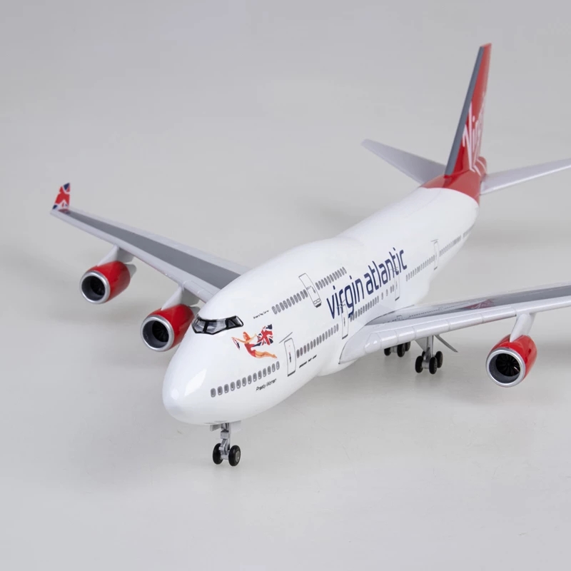 47cm Virgin Atlantic B747 Flug – Model Airplane Plastic Bewertung und Preis