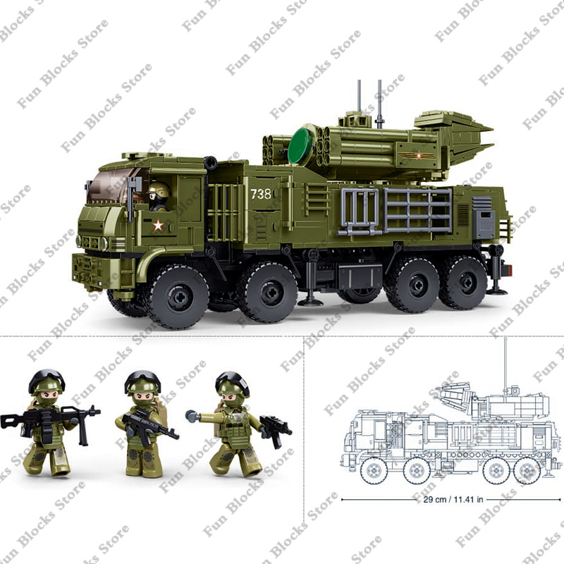 SLUBAN Militär Flugabwehr Rake – Lego Set Creator Bewertung und Preis