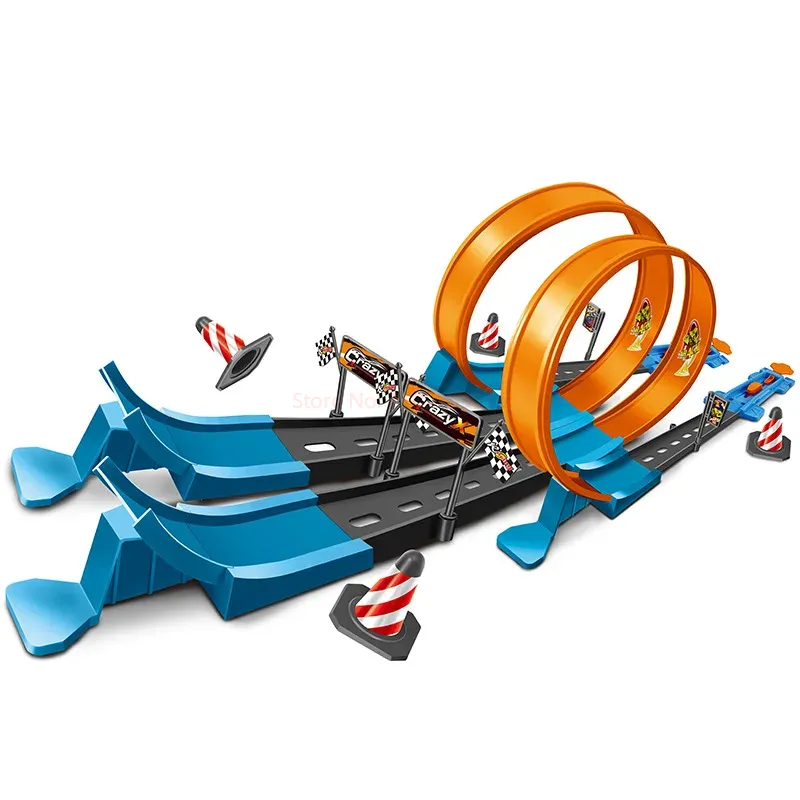 Heißer Stunt-Speed-Car-Rennstr – Hot Wheels Car Track Sets Bewertung und Preis