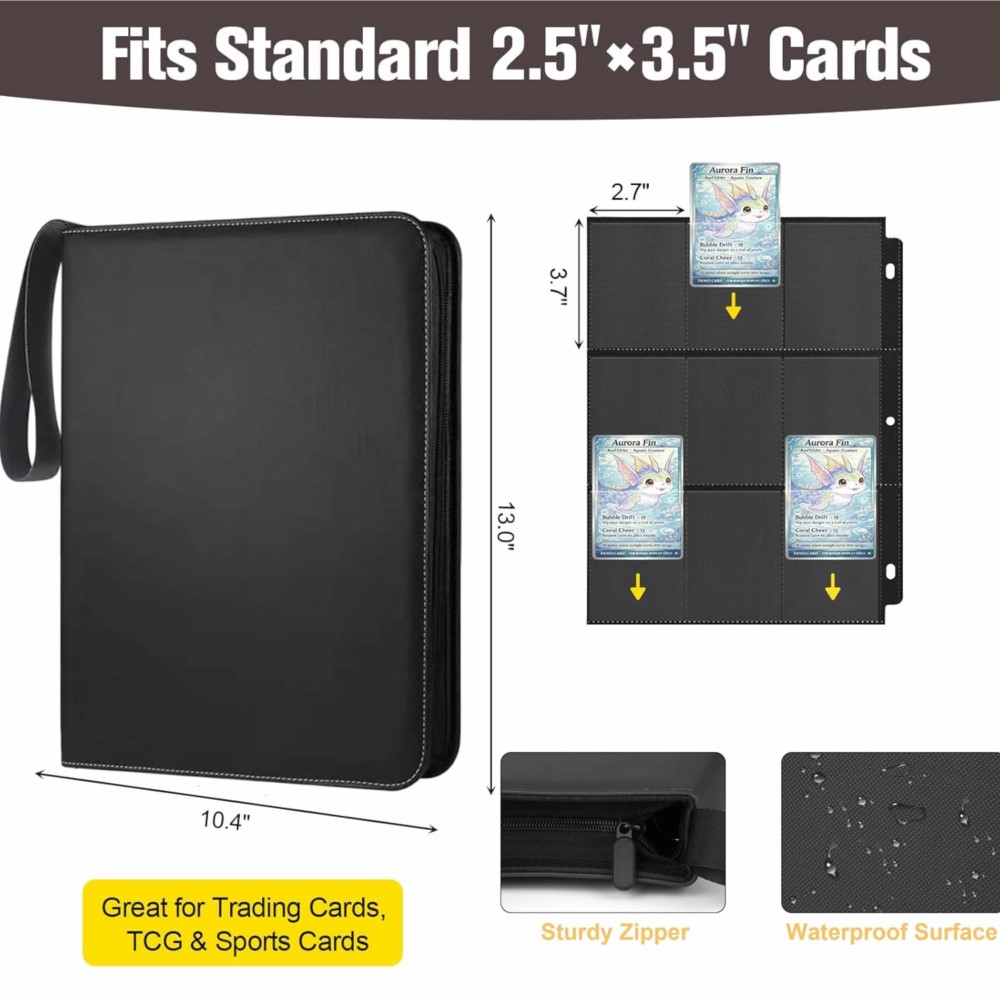 900-Fächer-Kartenalbum mit 50  – Trading Card Binder Bewertung und Preis
