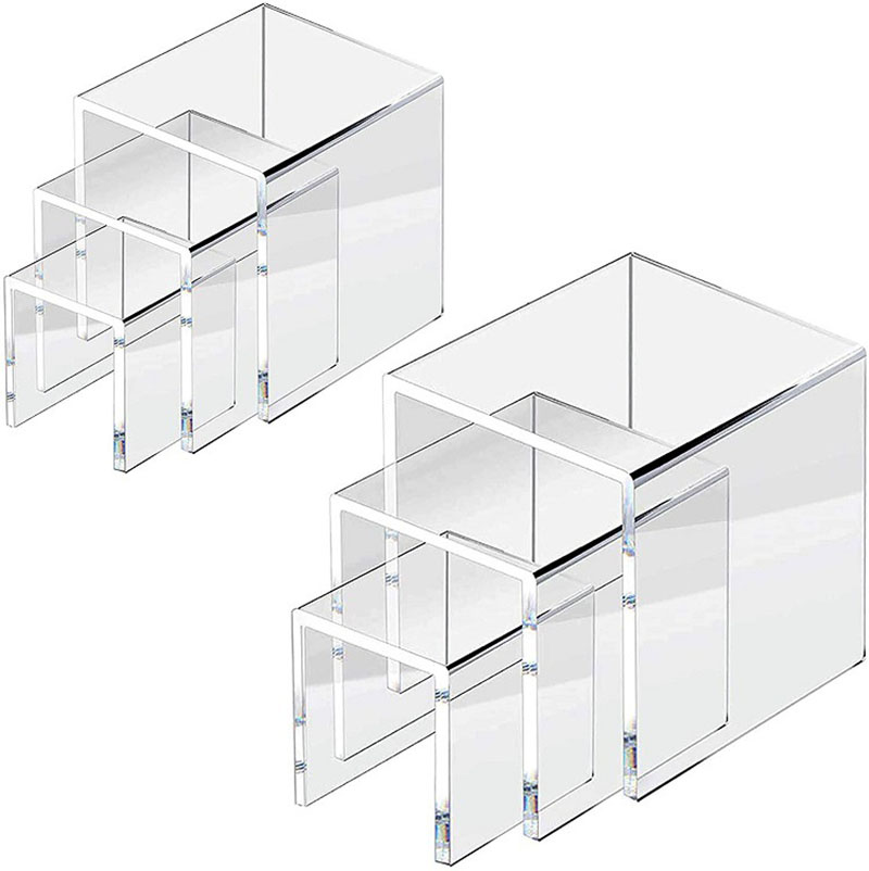 6-teiliges Set Acryl-Displayst – Display Risers Set Bewertung und Preis