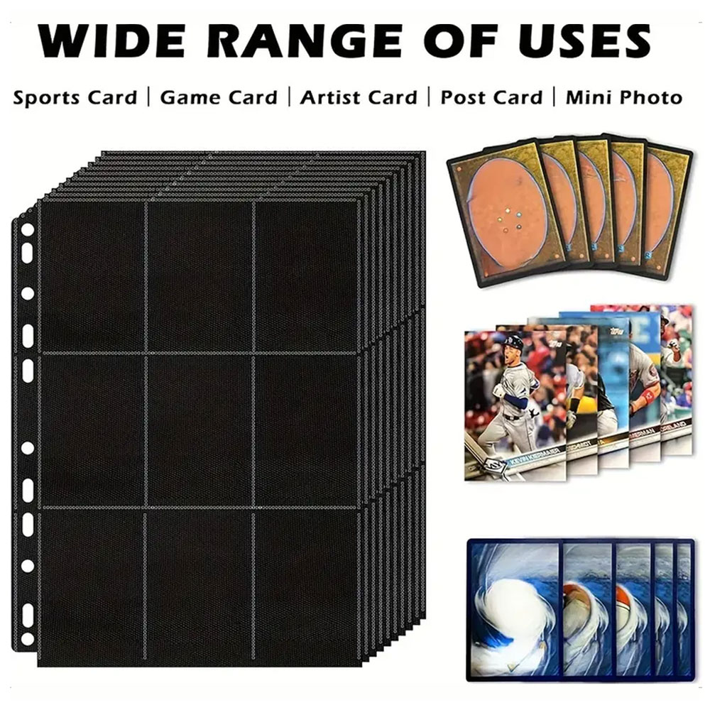 10er Pack schwarz 9-Pocket a4  – Trading Card Binder Bewertung und Preis